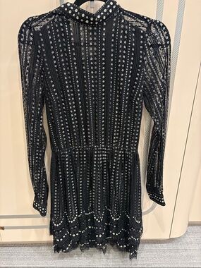 MICHAEL Michael Kors Black Beaded Evening Jacket